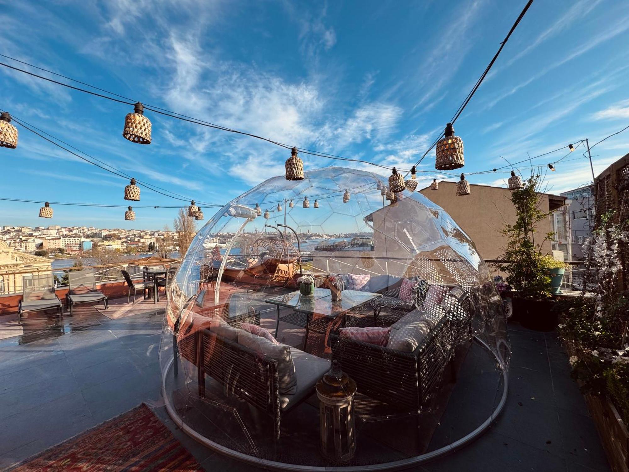 Waterfront Apartment By The Tram - Terrace With Dome & Golden Horn View In Fatih Stambuł Zewnętrze zdjęcie